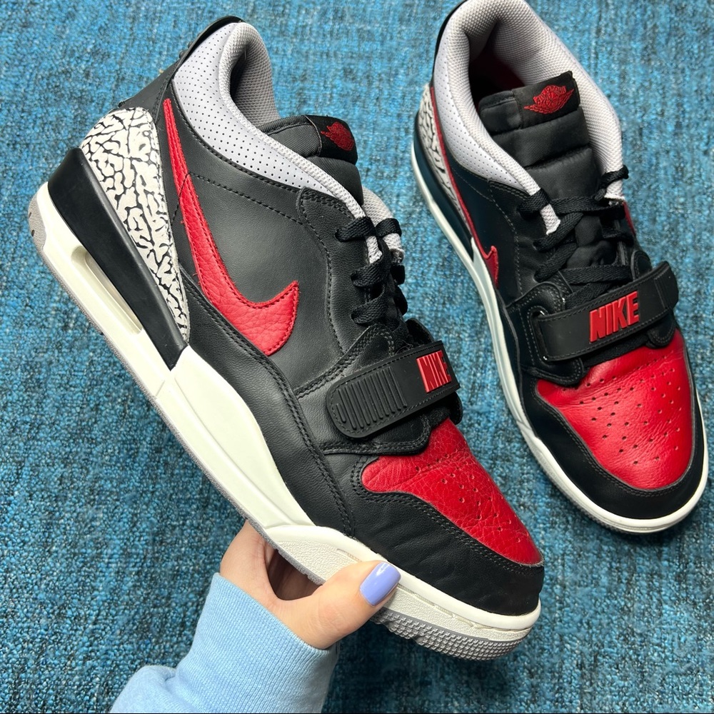 Nike Jordan Legacy 312 Low Sneakers in Bred Cement Men's Size 12 Shoes